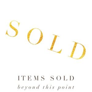 ❌❌❌ S O L D ❌❌❌